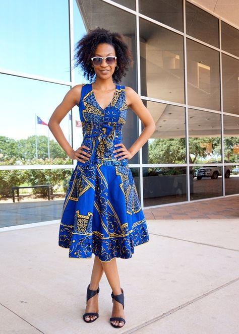 How To Style an African Wax Print Dress: Thrift Inspiration — Old World New Dress Thrift, Thrift Inspiration, Wax Print Dress, Cultural Appreciation, You Look Fab, African Print Dress Designs, Cultural Celebration, African Print Dress, Womens Fashion Inspiration