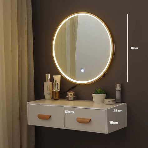 Simple Dressing Table Designs, Dressing Table Ideas Bedroom, Dressing Table Design Bedrooms, Wall Dressing Table, Perete Accent, Simple Dressing Table, Dressing Table Mirror Design, Dressing Table Ideas, Modern Dressing Table Designs