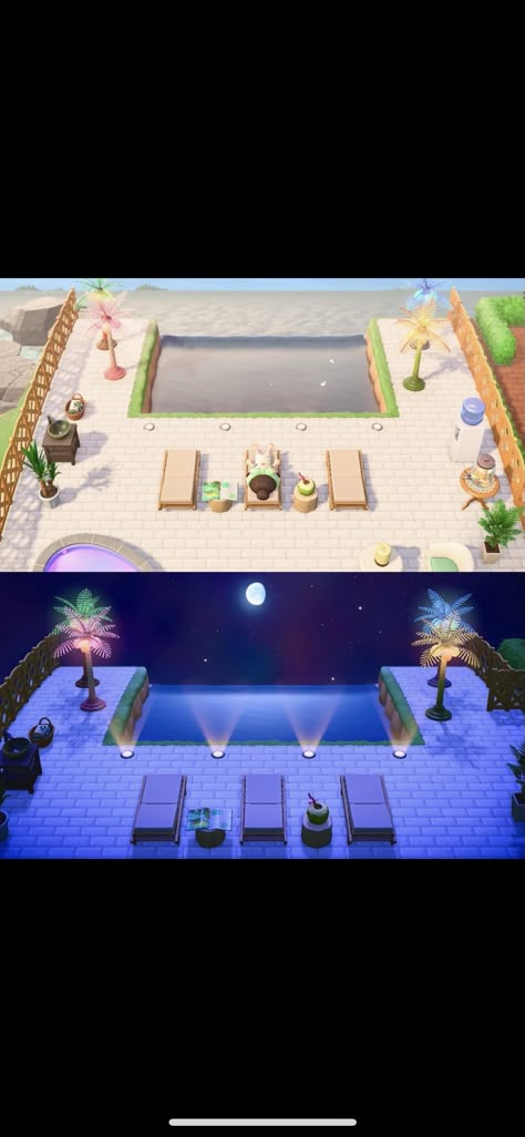 Animal Crossing Waterfall Ideas, Ideas De Piscina, Acnh Inspiration, Animal Crossing 3ds, Animals Crossing, Ac New Leaf, Animal Crossing Guide, Animal Crossing Wild World, Animal Crossing Qr Codes Clothes