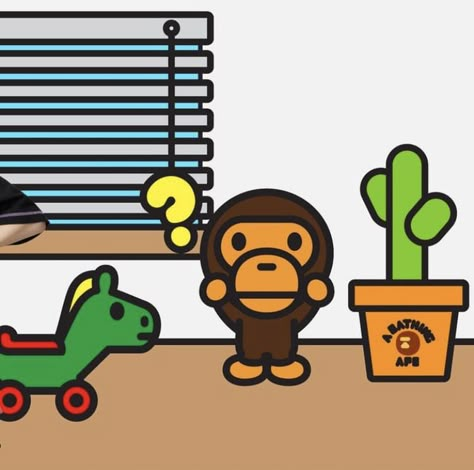 Bape Art, Baby Milo, Monkey 3, Paul Frank, Homescreen Layout, Cat Icon, Png Icons, Illustration Fashion Design, Locked Wallpaper