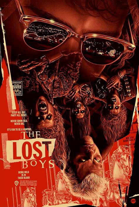 Werewolf Vs Vampire, Classic Horror Movies Posters, Lost Boys Movie, The Lost Boys 1987, Vampire Film, Action Movie Poster, Alex Winter, The Lost Boys, Boys Posters