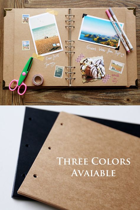 Extra phot album Sheets Scrapbooking Titles, Diy Album Photo, Wedding Album Scrapbooking, Friend Scrapbook, Album Photo Scrapbooking, Album Journal, Digital Scrapbooking Templates, Recipe Scrapbook, Scrapbook Gift