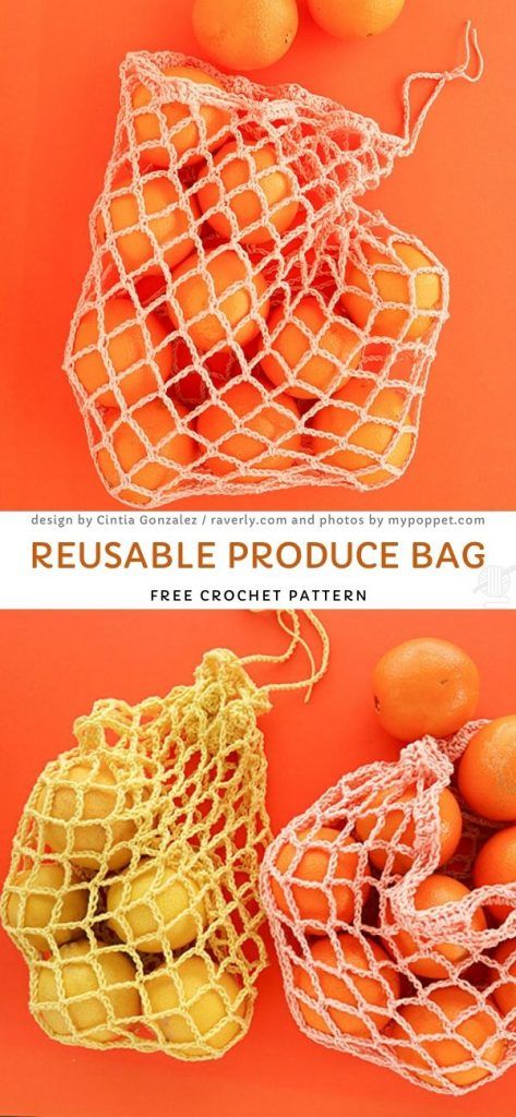 Crochet Market Bags, Crochet Grocery Bag, Tote Crochet, Vegetable Bag, Fruit Bag, Crochet Market, Mesh Bags, Reusable Produce Bags, Free Crochet Bag