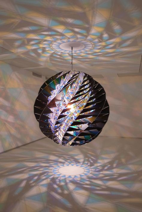 Lamp for urban movement • Artwork • Studio Olafur Eliasson Studio Olafur Eliasson, Glass Art Installation, Icelandic Artists, Stained Glass Windows Church, Olafur Eliasson, زجاج ملون, Glass Installation, Action Painting, Light Sculpture