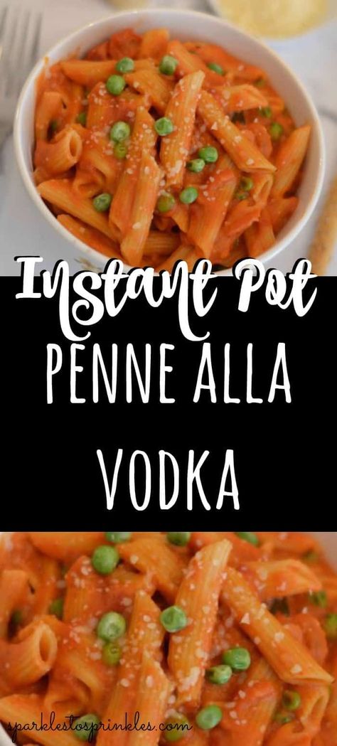 Classic Italian Pasta, Easy Pasta Recipe, Creamy Peas, Penne Alla Vodka, Alla Vodka, Italian Pasta Dishes, Best Instant Pot Recipe, Healthy Instant Pot Recipes, Mouthwatering Recipes