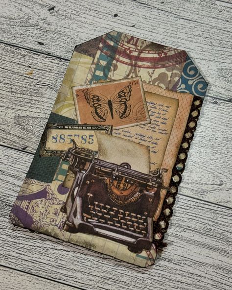 Building my junk journal stash! Made some random tags from Masterboards and clusters to embellish. #thehappyhandicrafter #junkjournaltags #craft #junkjournalcommunity Junk Journal, Embellishments, Tags, Building, Quick Saves