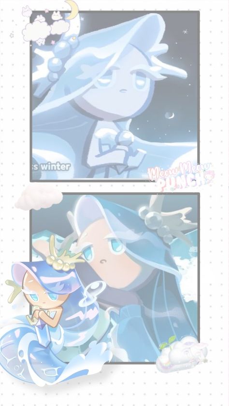 Sea Fairy Cookie Wallpaper, Fairy Widget, Sea Fairy Cookie Icon, Cookie Run Kingdom Wallpaper, Cookie Run Wallpaper, Lilac Cookie, Cookie Wallpaper, Cookie Run Cookies, Cookie Run Fan Art