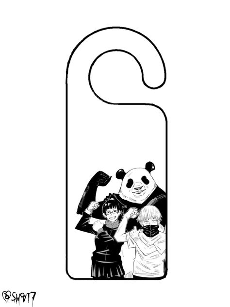 Anime Door Hanger, Anime Door Decoration, School Lockers, Study Room Decor, Anime Room, Anime Crafts, Cute Cats And Dogs, Door Decor, Door Hanger