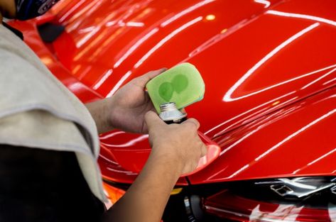 Car service worker applying nano coating... | Premium Photo #Freepik #photo #car #technology #hand #paint Mobile Car Detailing, Mobile Car, Sticker Removal, Cleaning Techniques, Hard Water Stains, Car Technology, Car Service, Paint Protection, Hand Paint