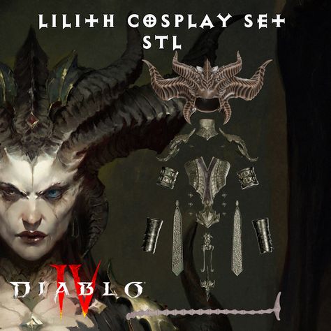 Lilith Diablo 4 Cosplay, Lilith Costume Halloween, Diablo Lilith, Harley Quinn Diy, Lilith Cosplay, Diablo Cosplay, Lilith Diablo, Goddess Lilith, Goddess Halloween Costume