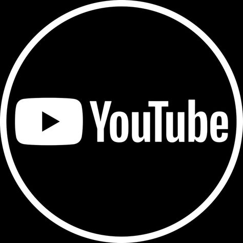 Youtube Logo For Instagram Highlights, Highlight Covers Instagram Youtube, Youtube Highlight Cover Instagram, Youtube Highlight Cover, Youtube Music Logo, Youtube Logo Black, Logo For Instagram Highlights, Logo For Instagram, For Instagram Highlights