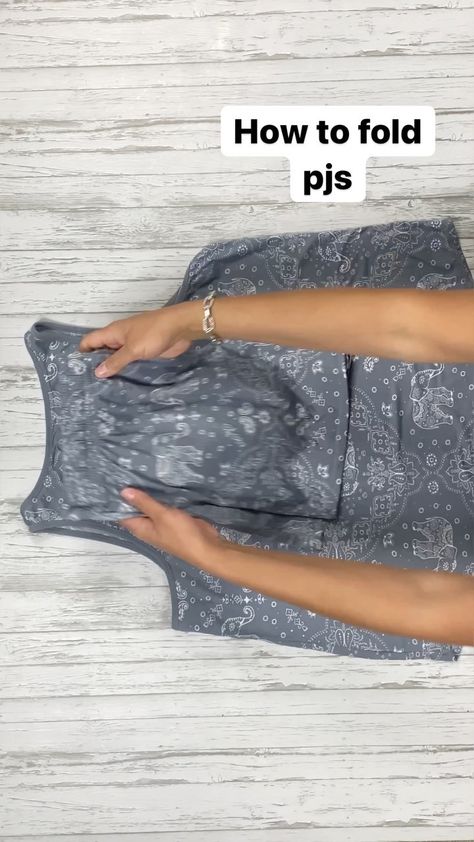 How To Fold Pajama Shorts, How To Fold Pajamas To Save Space, How To Fold Jumpsuit, How To Fold Pjs, How To Fold Nightgowns, How To Fold Pyjamas, How To Fold Pj Sets, How To Fold Pajamas, How To Fold Pajama Pants