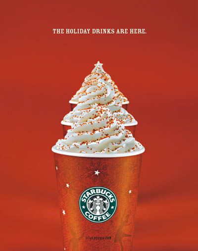 Christmas Marketing Campaign, Christmas Marketing, Christmas Advertising, Clever Advertising, Christmas Campaign, Publicidad Creativa, Starbucks Christmas, Christmas Ad, Guerilla Marketing