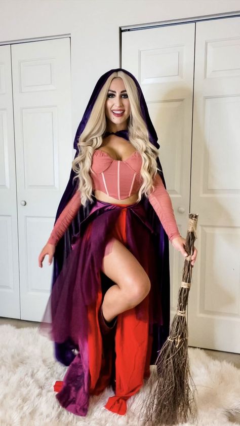 Here is my stylish take on the iconic Sarah Sanderson, one of three sisters of a Halloween Classic - HOCUS POCUS! 

With the new release of Disney's Hocus Pocus 2, this costume is perfect for 2022. 

Shop this look at the @shopLTK link below and follow me on all socials @Thatgirl.gii for more halloween content, ideas and tips! Sarah And Billy Costume, Sarah Costume Hocus Pocus, Hocus Pocus Sisters Costumes, Hocas Pocas Costumes, Hermanas Sanderson Disfraz, Sarah And Billy Hocus Pocus, Sarah Sanderson And Billy Costume, Hocus Pocus Couples Costume, Hocus Pocus Witches Costumes