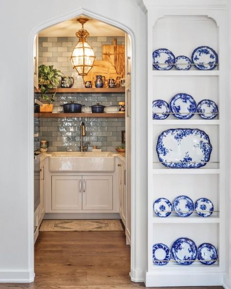 Butler's Pantry Inspiration Round Up Latest Kitchen Trends, Pantry Inspiration, Cottage Journal, Glass Pantry Door, Butler’s Pantry, Kitchen Pantry Design, Butler's Pantry, Pantry Design, Kitchen Trends