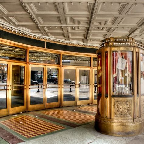 Theater Ticket Booth, Theatre Ticket Booth, Theater Ticket, Classic Movie Theaters, Art Deco Theater, Vintage Movie Theater, Performing Arts Theater, Edit Image, Erie Pennsylvania