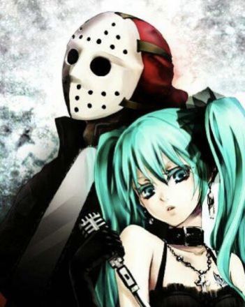 Happy Friday The 13th, Miku Vocaloid, Jason Voorhees, Friday The 13th, Hatsune Miku, Happy Friday, Vocaloid, Hair, Anime