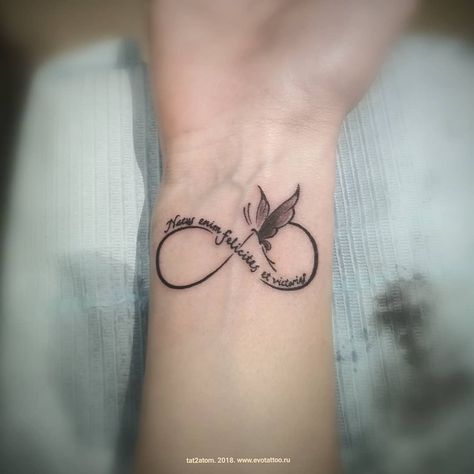 101 Best Butterfly Infinity Tattoo Ideas That Will Blow Your Mind! - Outsons Butterfly Infinity Tattoo, Infinity Butterfly Tattoo, Infinity Tattoo Ideas, Unique Infinity Tattoo, Tattoo Fixes, Classy Tattoos For Women, Butterfly Neck Tattoo, Butterfly Tattoo Stencil, Infinity Symbol Tattoo