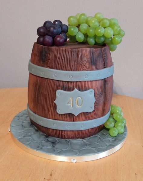 Wine Barrel Cake, Barrel Cake, Wine Barrel, Barrel, Wine, Cake