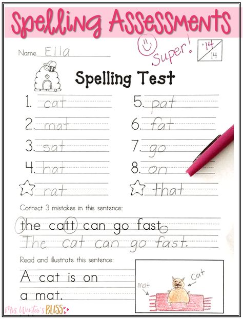 Kindergarten, first, second and third grade spelling word list activities and spelling word assessments for the whole year. Editable word list templates are also included in this resource. #spellingactivities #spellingassessments #teachingspelling Third Grade Spelling Words, Kindergarten Spelling Words, Third Grade Spelling, 3rd Grade Spelling Words, Extra Knowledge, Spelling Practice Worksheets, Slow Learner, Spelling Word Games, Spelling Test Template