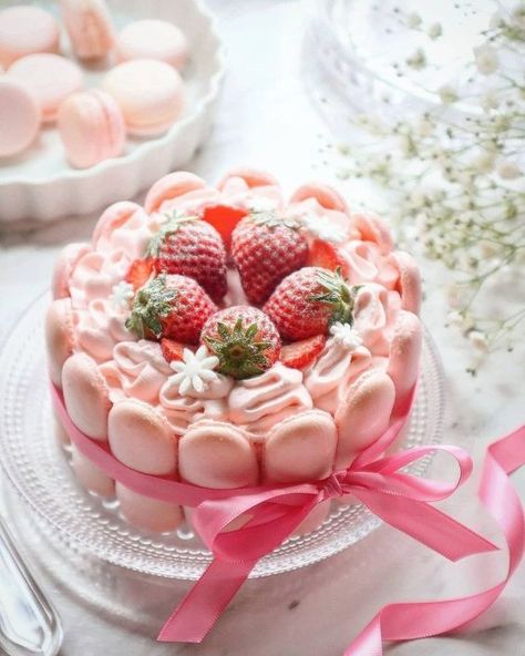 I Love You Mother, Kawaii Cooking, Pretty Dessert, Cute Baking, Japanese Dessert, Cute Desserts, Sweet Desserts, Sweets Desserts, Pretty Cakes