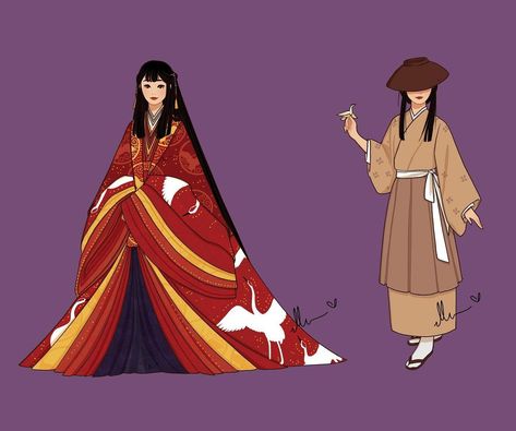 Ellen on Instagram: “Tada! Here are my two illustrations of Shiori from @elimpix ‘s ‘Six Crimson Cranes’! ✨ - Have you read the book? If not what is your…” The Dragons Promise, Six Crimson Cranes Book, Six Crimson Cranes Fanart, Dragons Promise, Six Crimson Cranes, Planner Themes, Book People, Fan Book, Avatar The Last Airbender