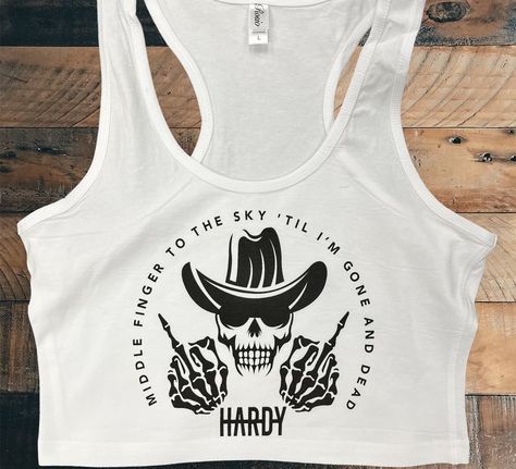 Grab your Hardy tank for all the summer country concerts coming up!! #hardy #wallen #texascountry #countrymusic #bandtshirt Hardy Country Singer Shirts, Hardy Concert Outfit, Country Outfits Women Summer, Country Concert Tank Tops, Hardy Concert, Western Outfits Women Summer, Stagecoach Outfit, Skull Cowboy, Hardy Shirts