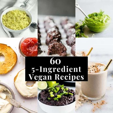 60 5-Ingredient Vegan Recipes Gluten Free Plant Based Recipes, Plant Based Recipes For Beginners, Vegan Tikka Masala, Diet Diary, Gluten Free Plant Based, Creamy Cauliflower Soup, Creamy Potato Salad, 5 Ingredient Recipes, Baked Garlic