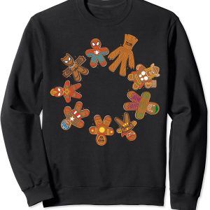 Marvel Avengers Gingerbread Cookie Circle, Heavy Blend Crewneck Sweatshirt - Unique Gifts For Family and Friends Check more at https://gizapo.com/product/marvel-avengers-gingerbread-cookie-circle-heavy-blend-crewneck-sweatshirt/ Marvel Clothes, Gingerbread Cookie, Christmas Gingerbread, Branded Sweatshirts, Trending Tshirts, S Star, Graphic Tee Shirts, Marvel Superheroes, Marvel Avengers