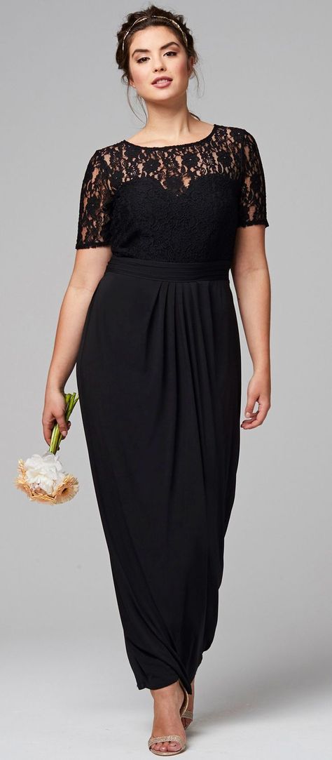 45 Plus Size Wedding Guest Dresses {with Sleeves} - Plus Size Cocktail Dresses - alexawebb.com Cute Wedding Guest Dresses, Sukienki Maksi, Gaun Koktail, Formal Wedding Attire, Plus Size Wedding Guest Dresses, Formal Wedding Guest Dress, Gaun Fashion, 파티 드레스, Plus Size Cocktail Dresses