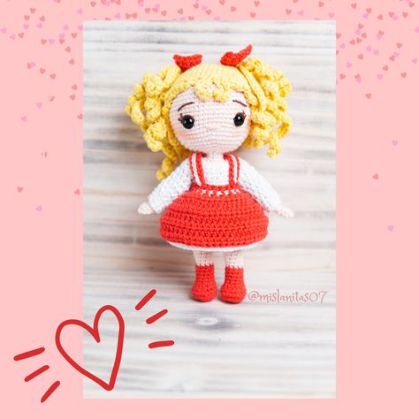 Candy anime, candy candy amigurumi, candy tejida, muñecas a crochet, muñecas tejidas Candy Candy Amigurumi, Candy Candy Anime, Crochet Jumper Pattern, Jumper Pattern, Crochet Jumper, Jumper Patterns, Candy Candy, Crochet Tutorial, Crochet Amigurumi