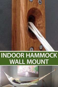 Hammock Indoor, Indoor Hammock, Woodworking Designs, Diy Bathroom, Wooden Doors, Bottle Opener Wall, Woodworking Plans, Hammock, Wood Diy