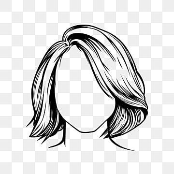 Hairstyles For Illustration, Hairstyle For Drawing, How To Draw Girl Hair, Women Hair Drawing, Short Hairstyle Women Drawing, Face Illustration Sketch, Short Hairstyle Drawing, Hair Styles Illustration, How To Draw Short Hair