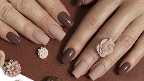 Mocha Nails Design, Mocha Nails, Neutral Polish, Toenail Art, Static Nails, Neutral Nail, Brown Nails Design, Nails Ombre, Nail Trend