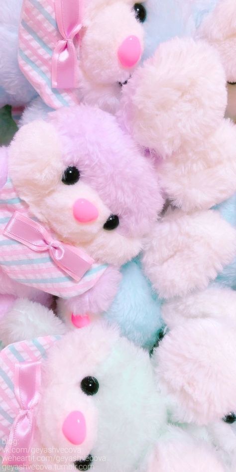 HunnyBunny Teddy Bear Wallpaper Cute, Cute Stuffed Animals Aesthetic, Animals Aesthetic Wallpaper, Clippers Wallpaper, Pastel Teddy Bear, Cute Pastel Background, Cute Teddy Bear Pics, Teddy Bear Wallpaper, Teddy Bear Pictures