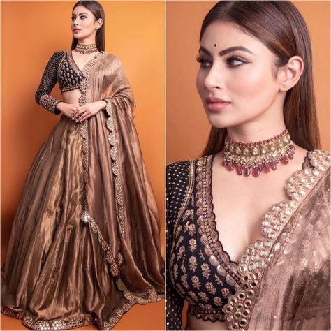 Mouni Roy Dresses that are Perfect for Bridesmaids - K4 Fashion Mouni Roy Dresses, Moni Roy, Indian Outfits Lehenga, Mouni Roy, Lehnga Dress, Bridal Lehenga Collection, Designer Bridal Lehenga, Indian Dresses Traditional, Traditional Indian Outfits