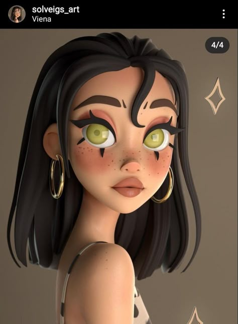 Nft 3d, Avatar Ideas, Nft Art, Cartoon Girl, Blender 3d, 3d Characters, 3d Modeling, Zbrush, 3d Art