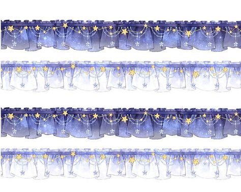 star studded curtains washi tape (online) Washi Tape Designs Printable, Washi Tape Printable, Washi Tape Blue, Washi Tape Art, Washi Tape Designs, Washi Tape Stickers, Washi Tape Ideas, Sticker Scrapbook, Design Tape