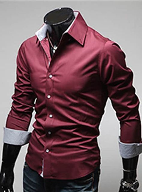 Mens Shirts Online, Camisa Social, Mens Stripes, Long Sleeve Tops Casual, Tuxedo For Men, Mens Casual Dress, Business Shirts, Mens Dress, Mens Button Up