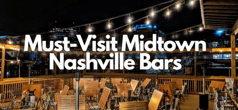 Looking for a great place to grab drinks after work or before heading out on the town? Look no further! These are the best Midtown Nashville Bars. Midtown Nashville, Nashville Attractions, Nashville Bars, Nashville Hotels, Karaoke Room, Music Row, Embassy Suites, Centennial Park, Hilton Garden Inn