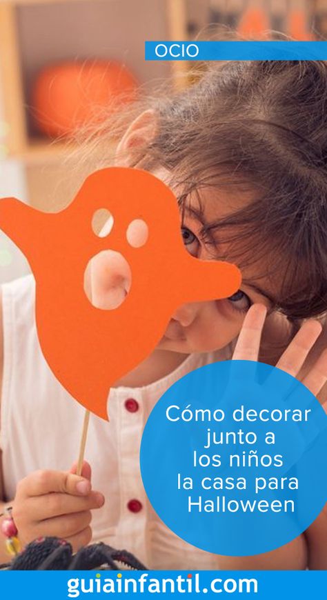 En Halloween se decora la casa en familia. Te damos algunas ideas para que trabajéis entre todos para tener el hogar... ¡más terrorífico! #halloween #niños #GuíaInfantil Casa Halloween, Halloween Decorations, Halloween