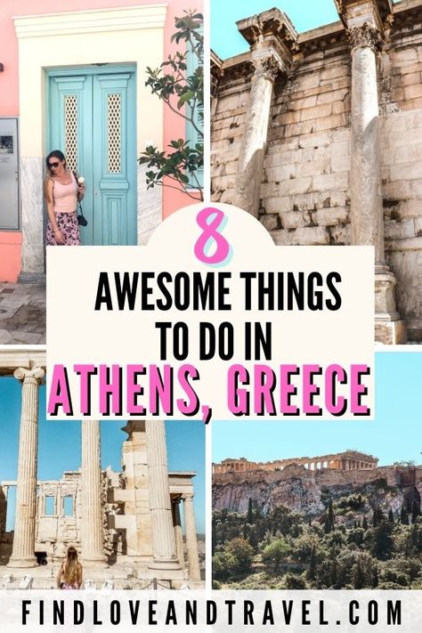 Here are the best things to do during your trip to Athens, Greece! Includes 8 must-see Athens attractions you won't want to miss! #Athens #Greece #Greecetravel #Europe | Athens Travel | Athens Greece | Athens things to do in | Athens Attractions | Athens Acropolis | Greece best things to do in | Greece travel | Athens Greece things to do in | Athens travel tips | Athens photos Acropolis Greece, Things To Do In Athens, Athens Travel, Athens Acropolis, Greece Athens, The Acropolis, Greece Travel Guide, Oceania Travel, Greece Vacation