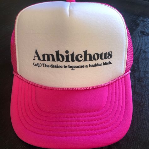 Pink And White Snap Back Hat, Brand New, Never Worn. Perfect For Bachelorette Parties, Birthday Parties And Fun In The Sun! Inappropriate Trucker Hats, Unhinged Trucker Hats, Funny Trucker Hats For Women, Funny Hats For Adults, Funny Trucker Hats, Trendy Trucker Hats, Funny Trucker Hat, Pink Trucker Hat, Baker Boy Hat