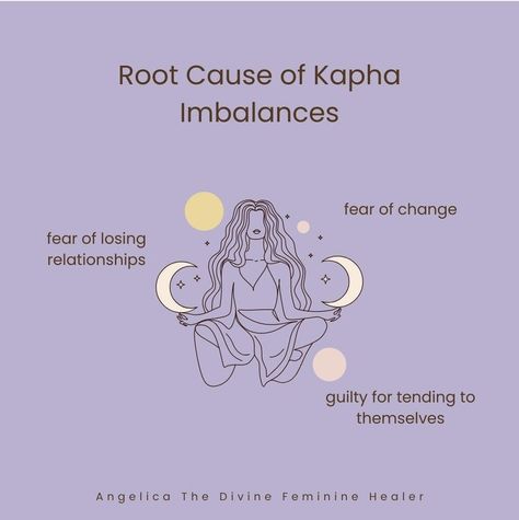 Kapha Yoga, Kapha Imbalance, Healer Aesthetic, Ayurveda Kapha, Ayurveda Vata, Polarity Therapy, Kapha Dosha, Angelica Rose, Ayurveda Diet