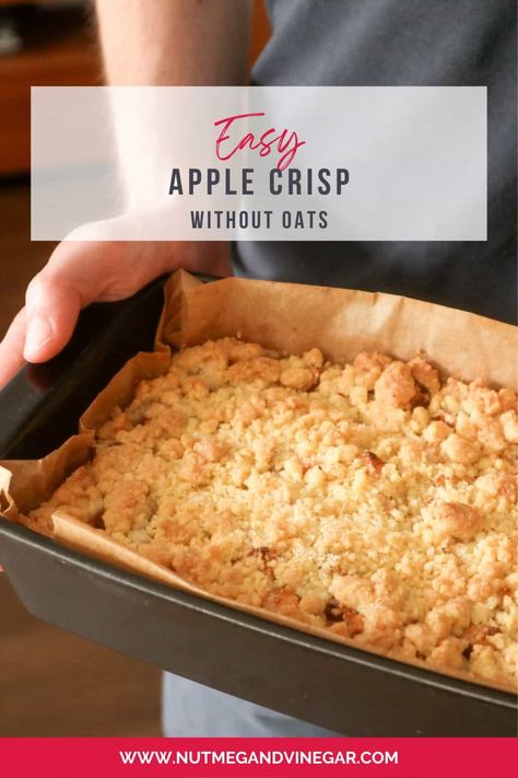 Easy apple crisp recipe without oats Apple Crisp Recipe Without Oats, Apple Crumble Recipe Easy, Apple Crisp No Oats, Apple Crisp Without Oats, Recipe Using Apples, Best Apple Crisp Recipe, Apple Pie Recipe Homemade, Best Apple Crisp, Easy Apple Crisp Recipe