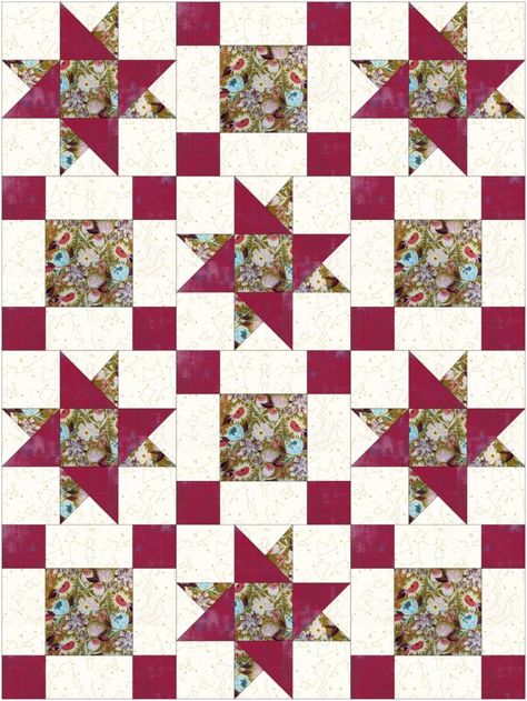 Bq2 Quilt Pattern Free, Free Quilt Block Patterns Printables, 2 Color Quilts Patterns Free, Two Color Quilts Patterns Free, 3 Yard Quilt Patterns Free, Weathervane Quilt, Patchwork Quilts Patterns, Free Quilt Patterns Printables, Throw Quilt Pattern