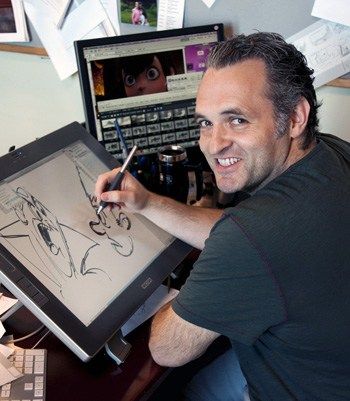 Genndy Tartakovsky, Artist Workspace, Moving To Chicago, Art Studio Space, Animation Inspiration, Art Studio Room, Art Studio Design, Storyboard Artist, Hotel Transylvania