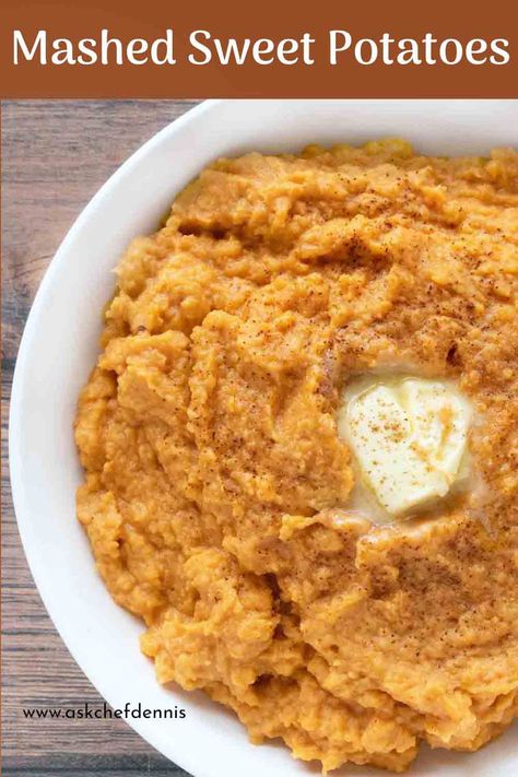 You don't have to wait for autumn to enjoy creamy Mashed Sweet Potatoes, they're delightfully delicious any time of the year. Their smooth consistency and rich taste make them the perfect side dish for grilled or roasted meats and many of your other favorite dishes. Easy Mashed Sweet Potatoes, Mashed Sweet Potatoes Recipe, Sweet Potato Recipes Mashed, Christmas Cookie Recipes Holiday, Sweet Potatoes Recipe, Restaurant Style Recipes, Dinner Favorites, Creamy Mash, Taste Made