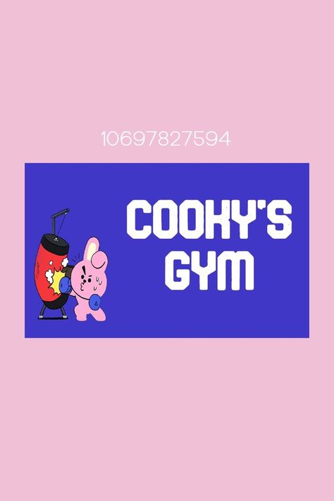 Bloxburg Gym, Cooky Bt21, Bloxburg Decals Codes Wallpaper, Council House, Code Wallpaper, School Id, Bloxburg Decals Codes, Gym Pictures, Bloxburg Decals