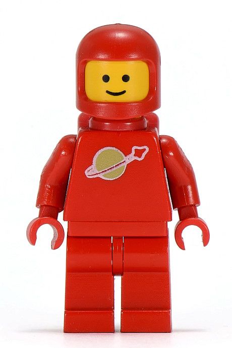 Lego Red Classic Spaceman Emmit Lego Movie, Lego Spaceman, Retro Lego Sets, Lego Space Sets, Lego Tales Of The Space Age, Vintage Lego, Classic Lego, Lego People, Lego Minifigs